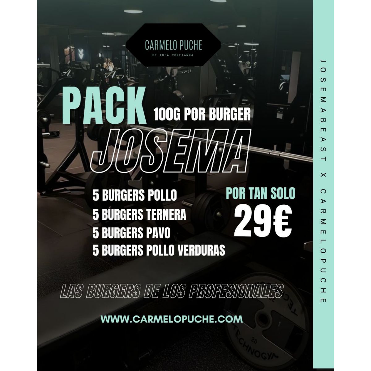 pack hamburguesas Josema beast