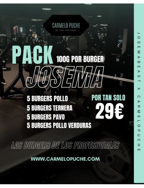 pack hamburguesas Josema beast
