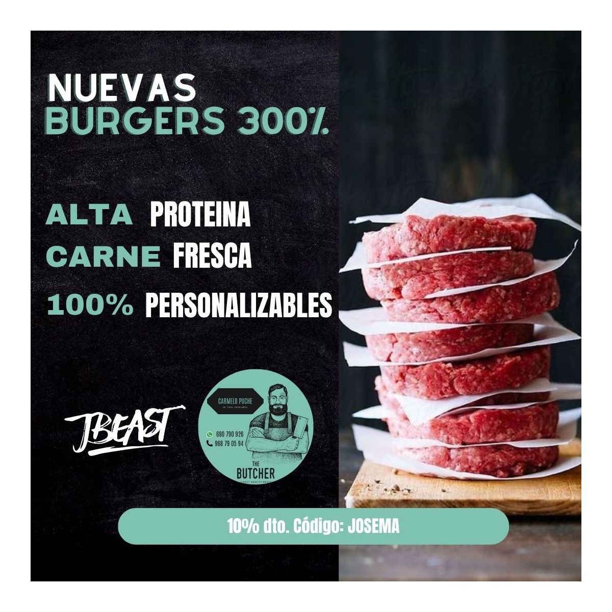 BURGERS Fitness saludables 300%